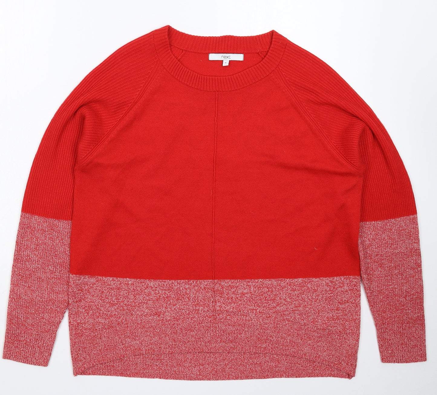 NEXT Womens Red  Knit Pullover Jumper Size M