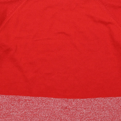 NEXT Womens Red  Knit Pullover Jumper Size M