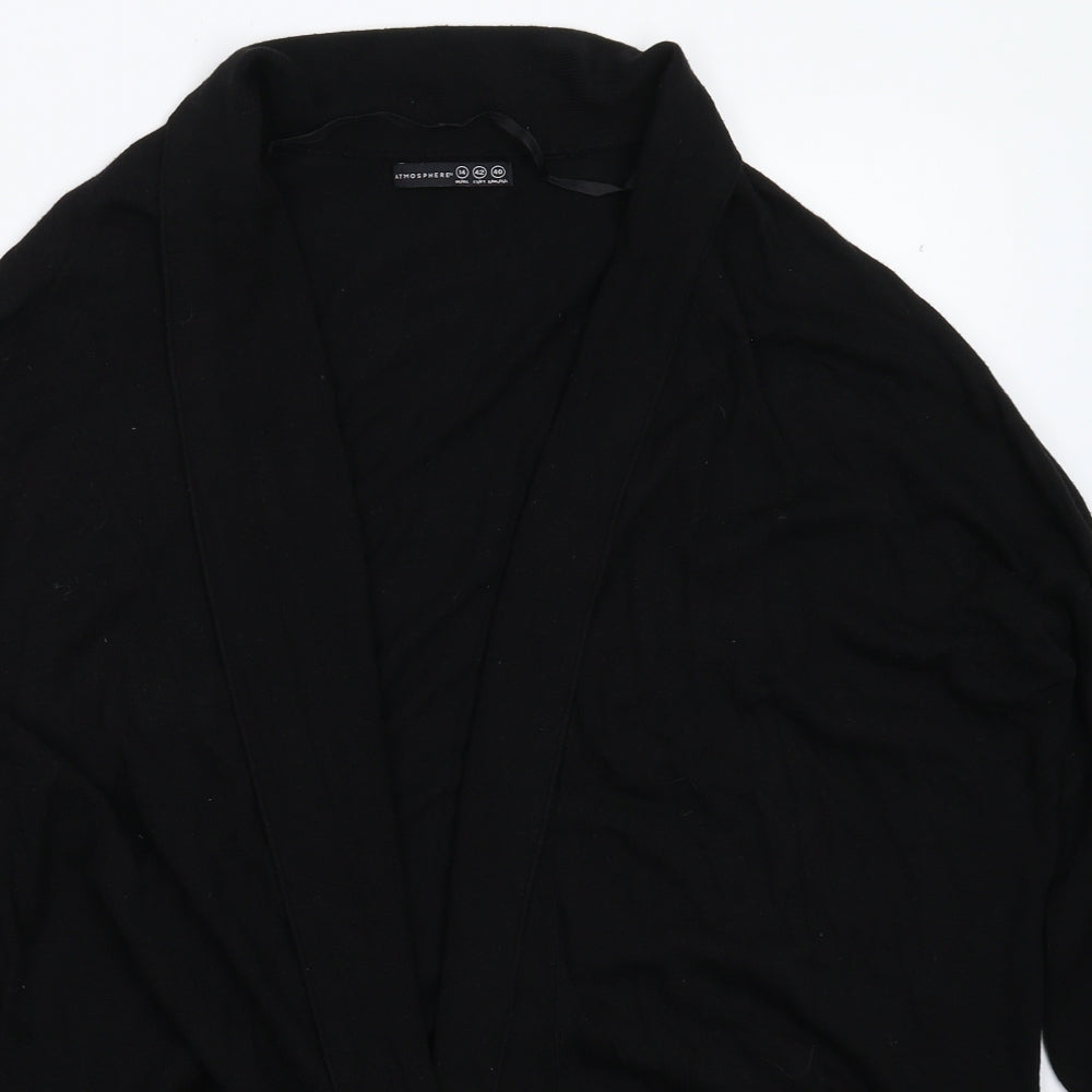 Atmosphere Womens Black  Knit Cardigan Jumper Size 14