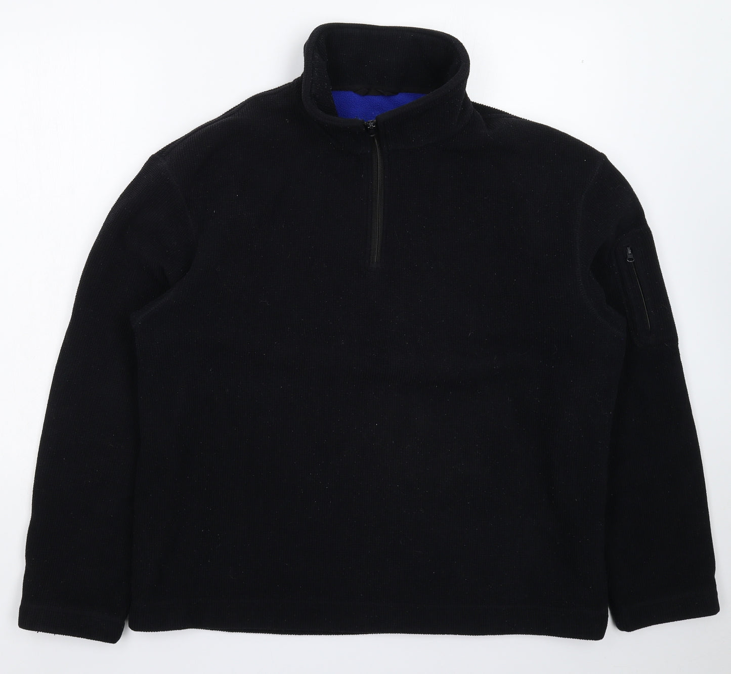 Marks and Spencer Mens Black  Fleece Jacket  Size M