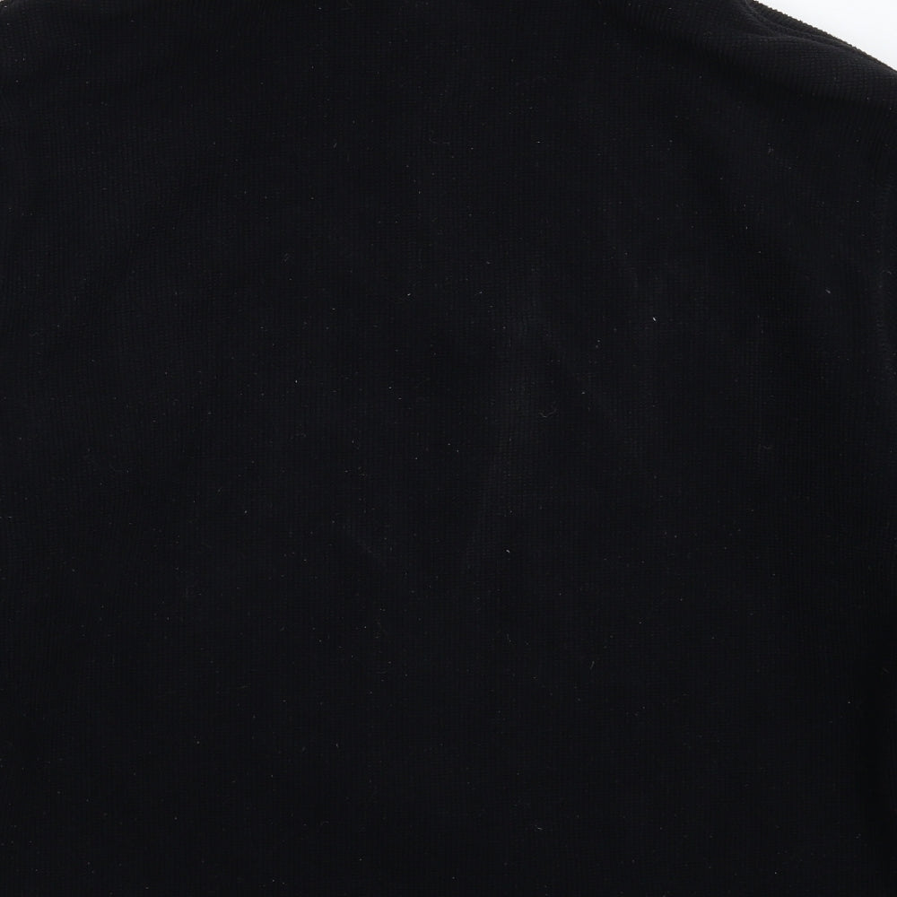 Marks and Spencer Mens Black  Fleece Jacket  Size M