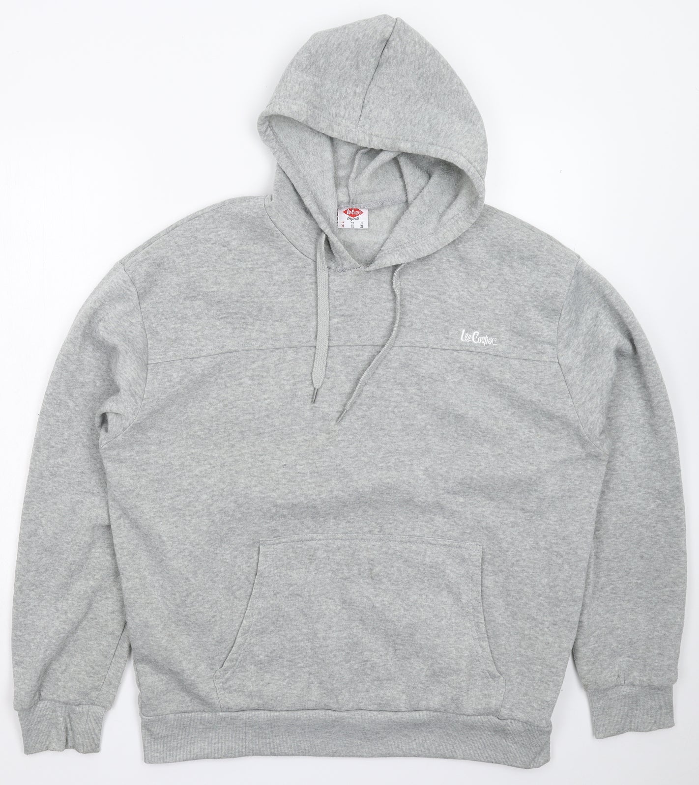 Lee Cooper Mens Grey   Pullover Hoodie Size XL