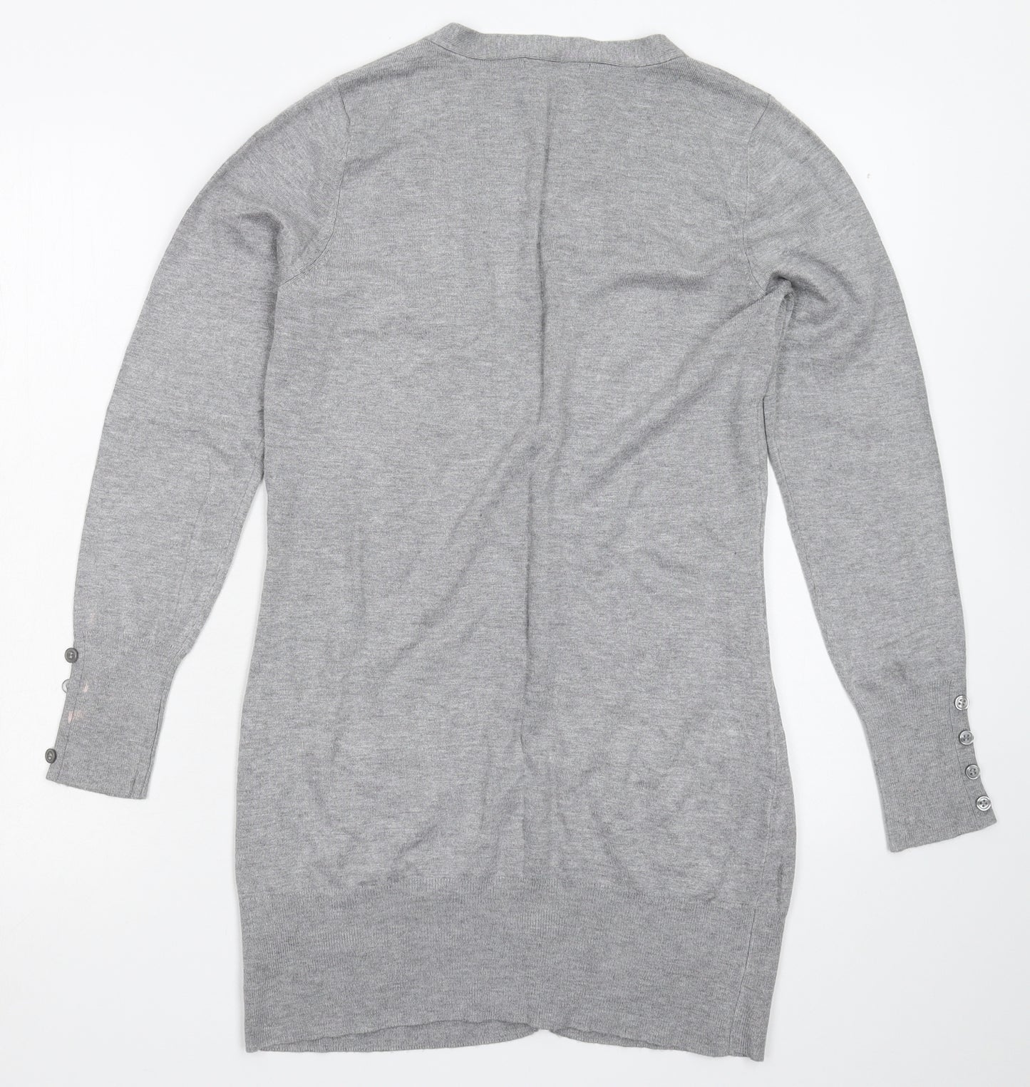 George Womens Grey  Knit Cardigan Jumper Size 12
