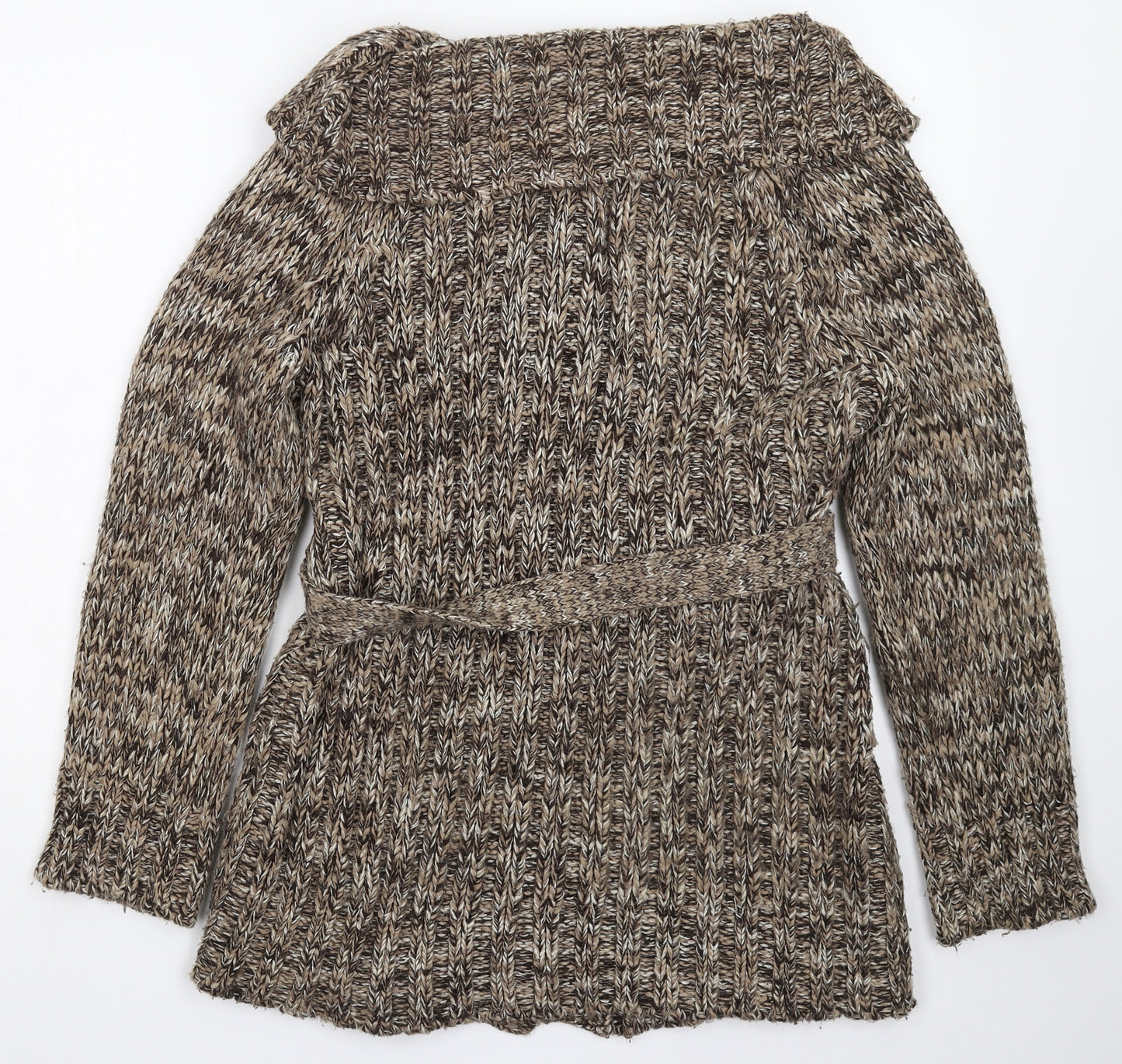 M&Co Womens Grey  Knit Cardigan Jumper Size L