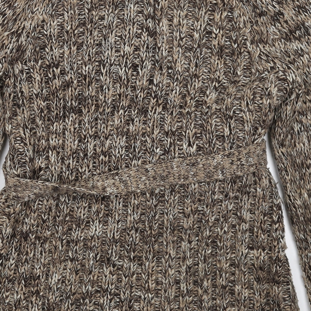 M&Co Womens Grey  Knit Cardigan Jumper Size L