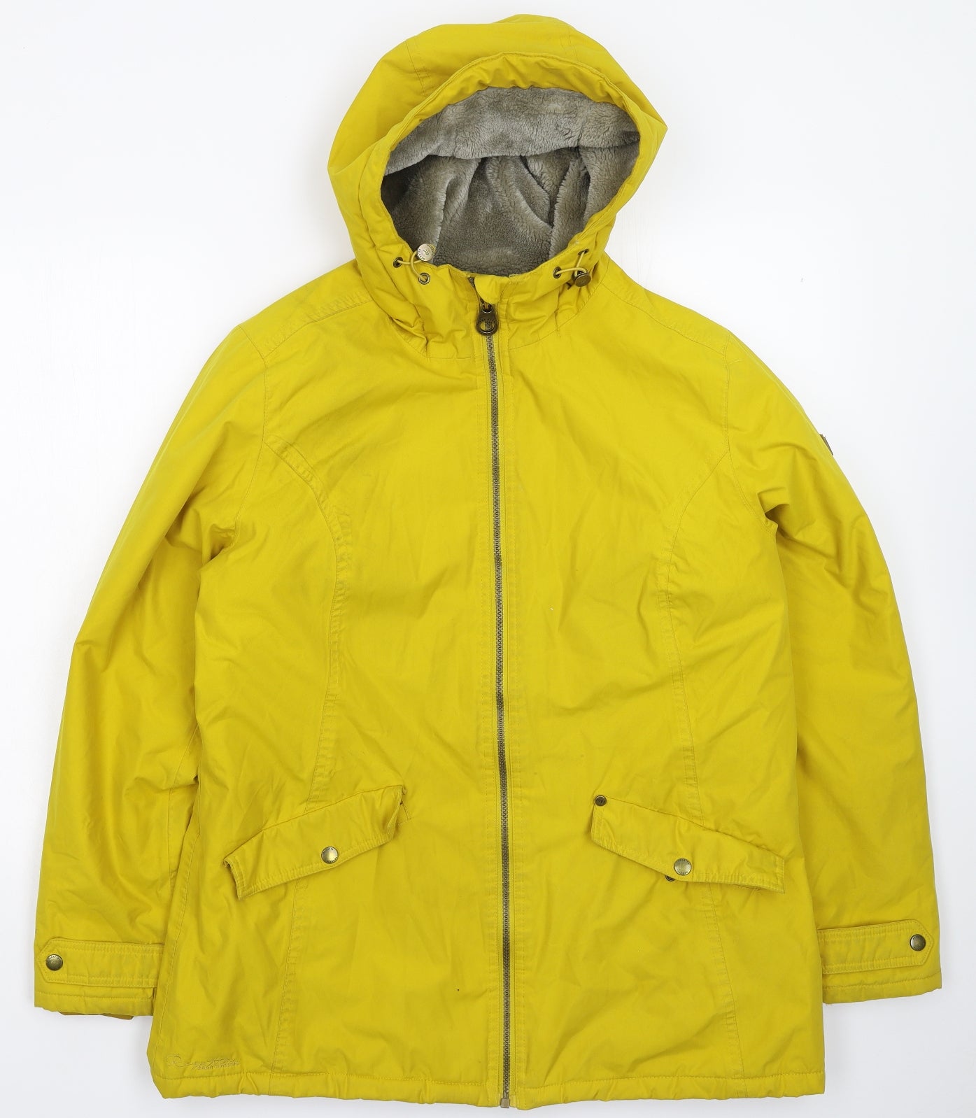 Regatta Womens Yellow   Jacket Coat Size 16