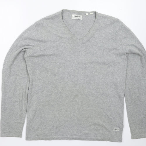 Produkt Mens Grey  Knit Pullover Jumper Size XL