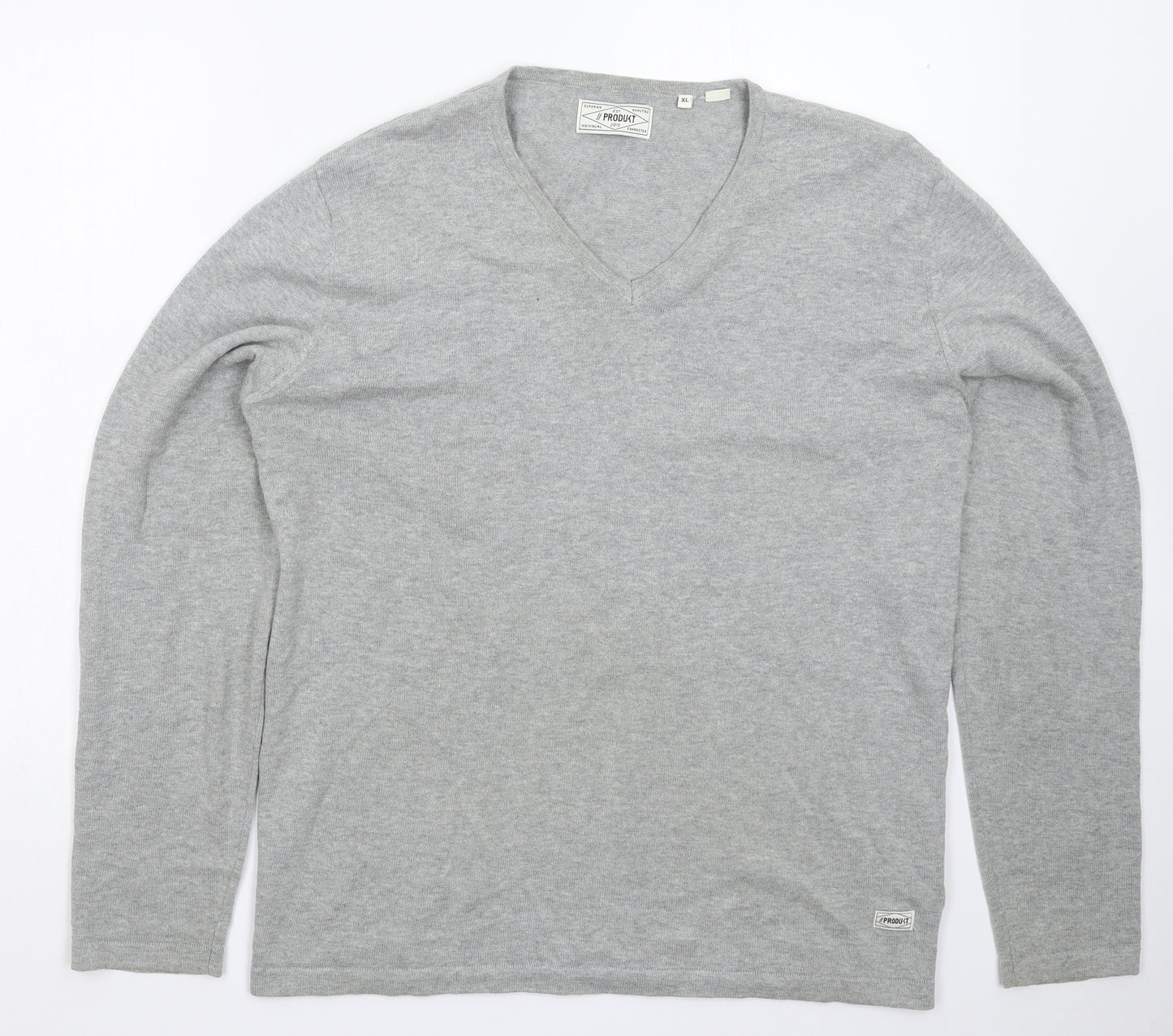 Produkt Mens Grey  Knit Pullover Jumper Size XL