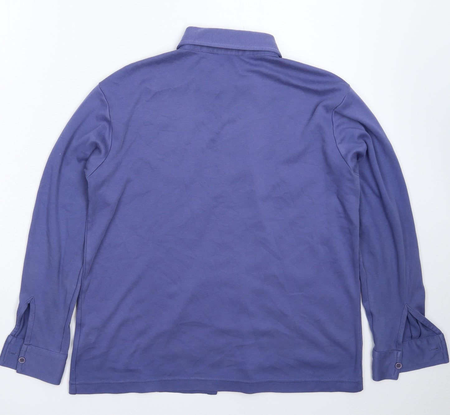 Preworn Womens Blue   Basic Button-Up Size 14