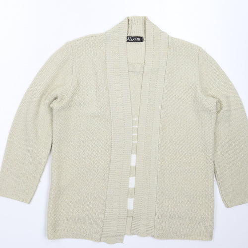 Alexara Womens Beige  Knit Pullover Jumper Size L
