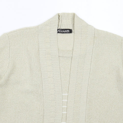 Alexara Womens Beige  Knit Pullover Jumper Size L
