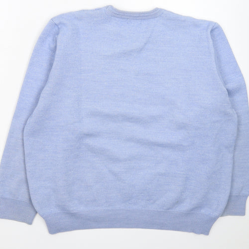 Wolsey Womens Blue  Knit Pullover Jumper Size L