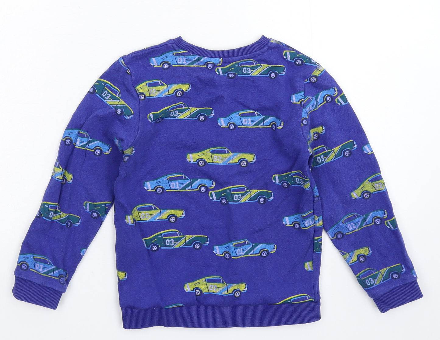 Marks and Spencer Boys Blue   Pullover Sweatshirt Size 5-6 Years