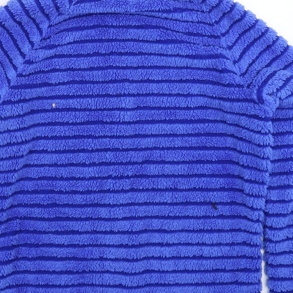Craghoppers Womens Blue Striped Fleece Jacket  Size 14