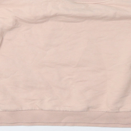 Urban Classics Womens Pink   Pullover Sweatshirt Size M