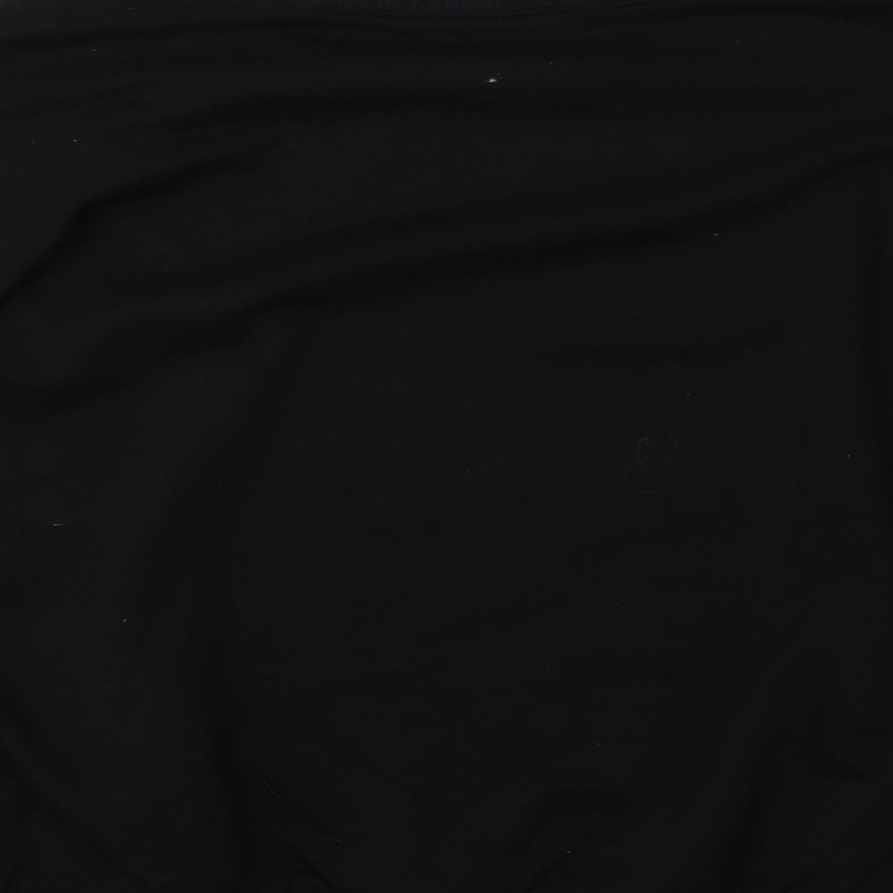 SheIn Womens Black   Pullover Sweatshirt Size S