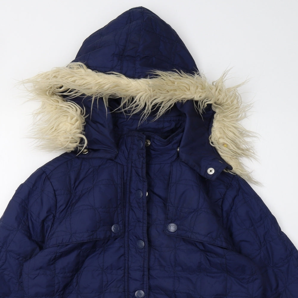 Paul Frank Womens Blue    Coat Size L