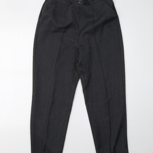 BM Womens Grey   Trousers  Size 12 L28 in