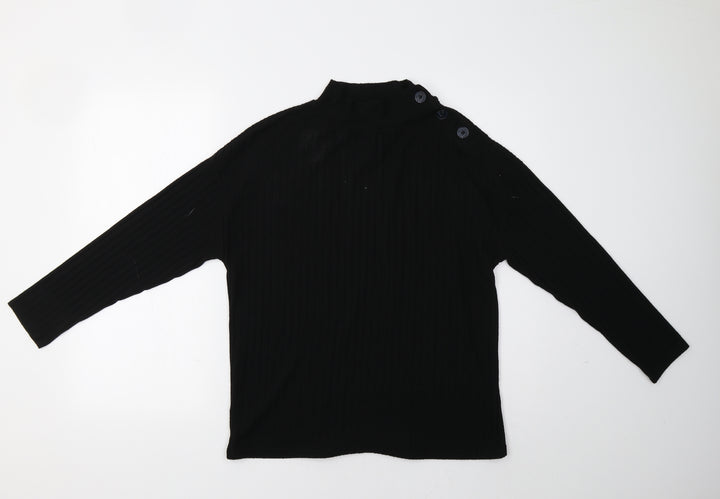 Sainsburys Womens Black Pullover Sweatshirt Size 12