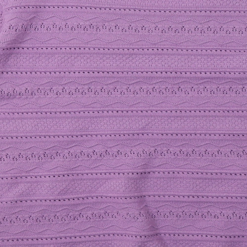 EWM Womens Purple   Pullover Sweatshirt Size L