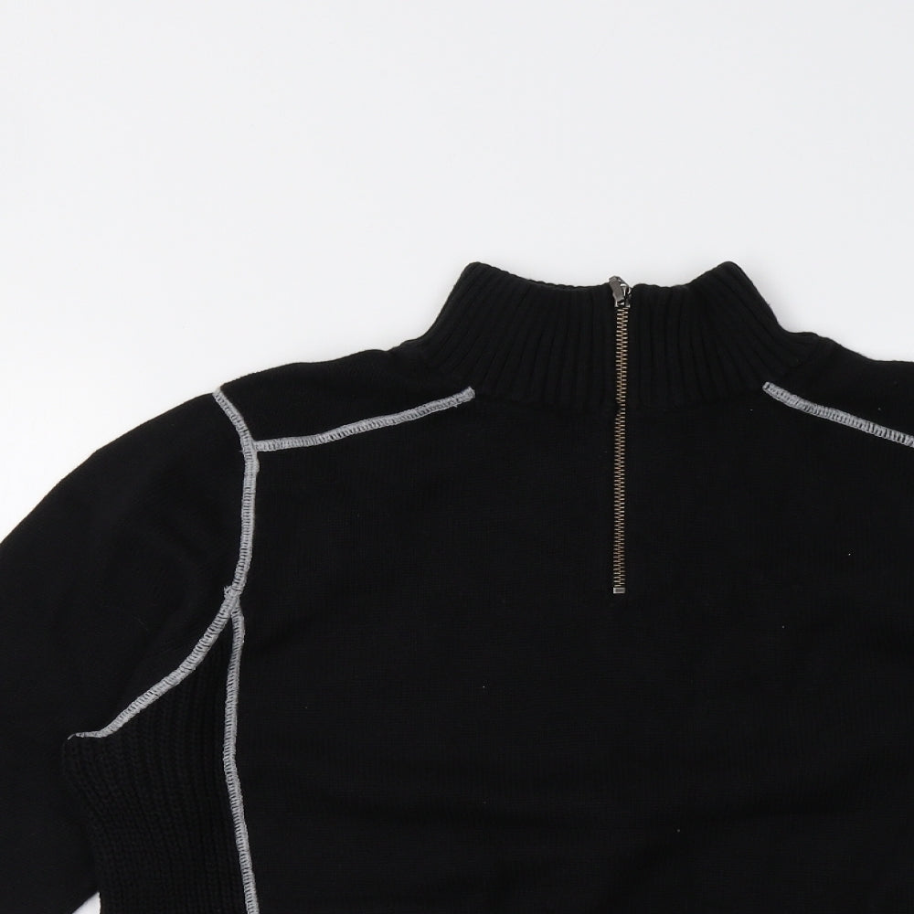 world republic Mens Black   Pullover Sweatshirt Size L