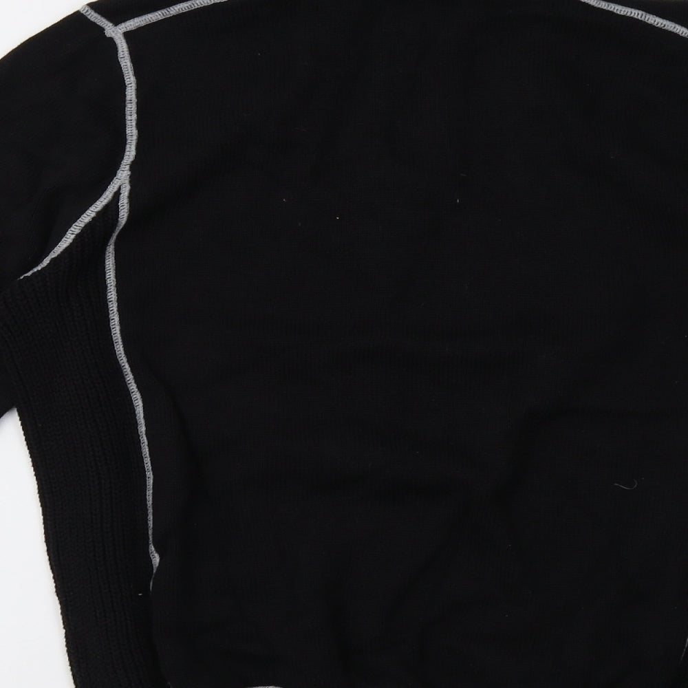 world republic Mens Black   Pullover Sweatshirt Size L