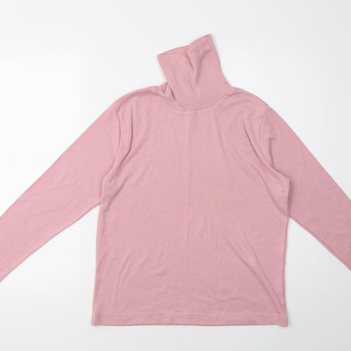 Viz a Viz Womens Pink   Pullover Sweatshirt Size 14