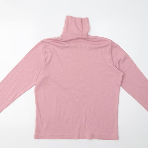 Viz a Viz Womens Pink   Pullover Sweatshirt Size 14
