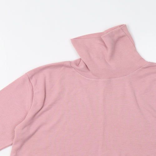 Viz a Viz Womens Pink   Pullover Sweatshirt Size 14