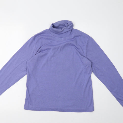Viz a Viz Womens Purple   Pullover Sweatshirt Size 14