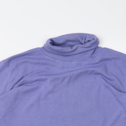 Viz a Viz Womens Purple   Pullover Sweatshirt Size 14