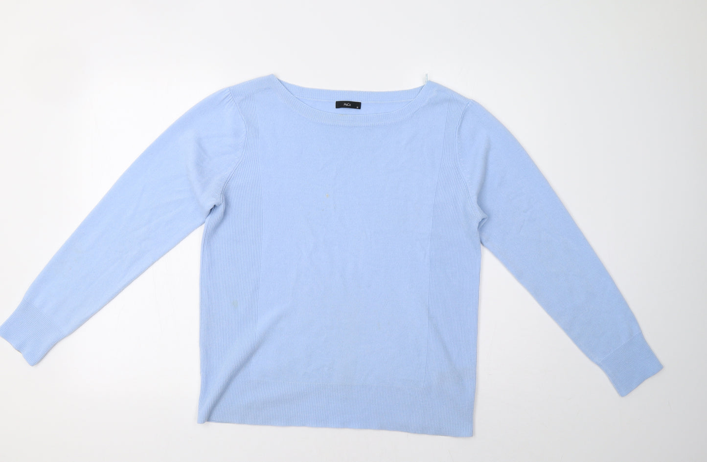 M&Co Womens Blue   Pullover Sweatshirt Size 16