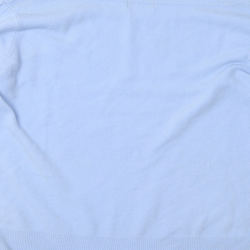 M&Co Womens Blue   Pullover Sweatshirt Size 16