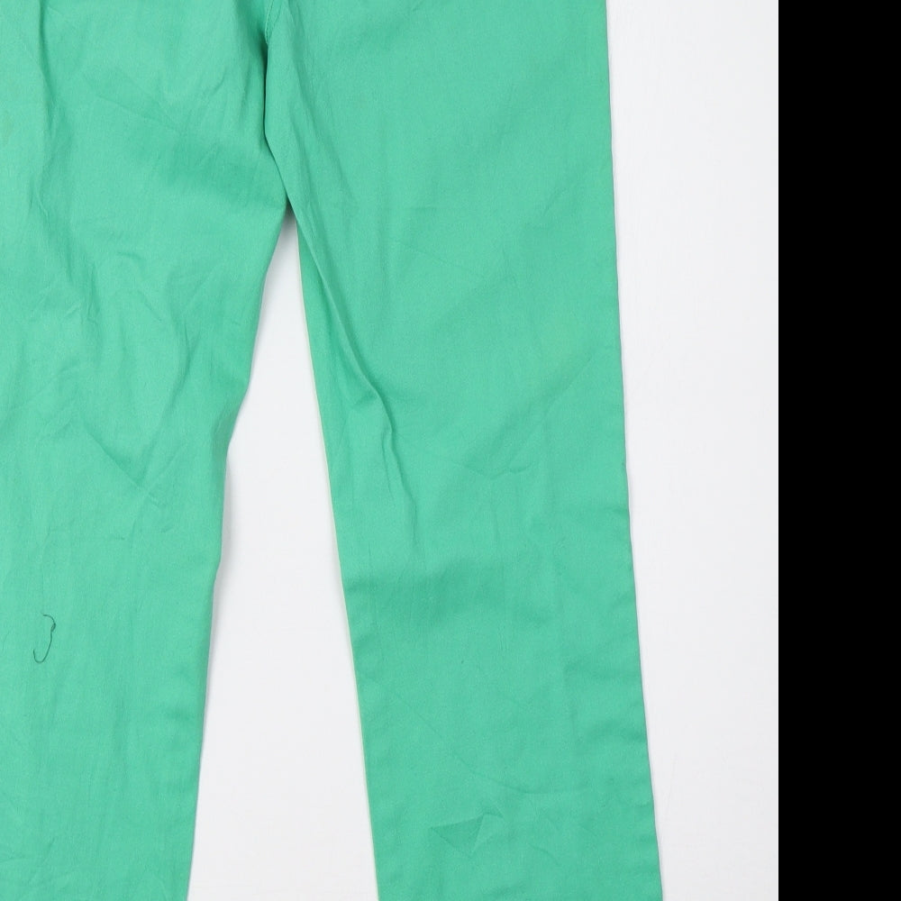 Steilmann Womens Green  Denim Straight Jeans Size 14 L31 in