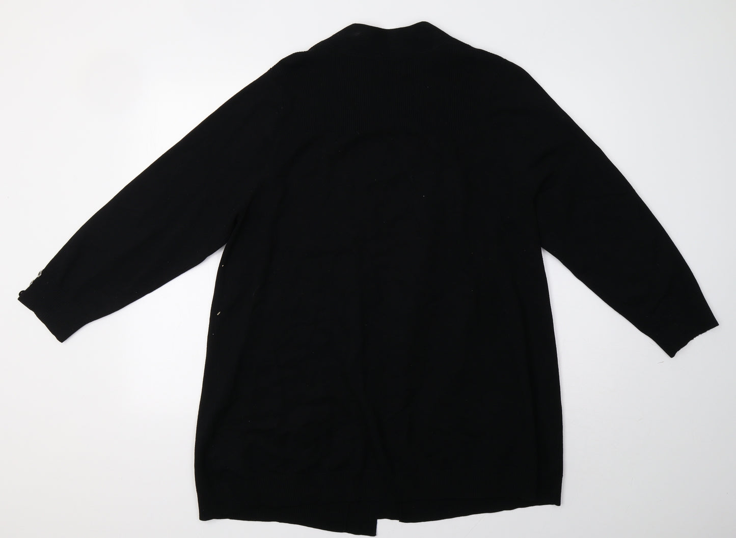 M&Co Womens Black   Cardigan Jumper Size 26