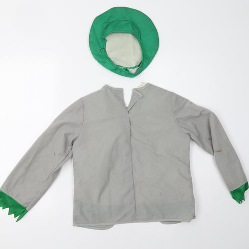 Matalan Boys Grey   Pullover Sweatshirt Size 9-10 Years  - Halloween - with hat