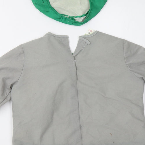 Matalan Boys Grey   Pullover Sweatshirt Size 9-10 Years  - Halloween - with hat