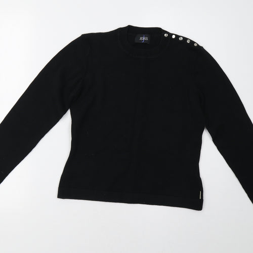 Debenhams Womens Black   Pullover Sweatshirt Size M