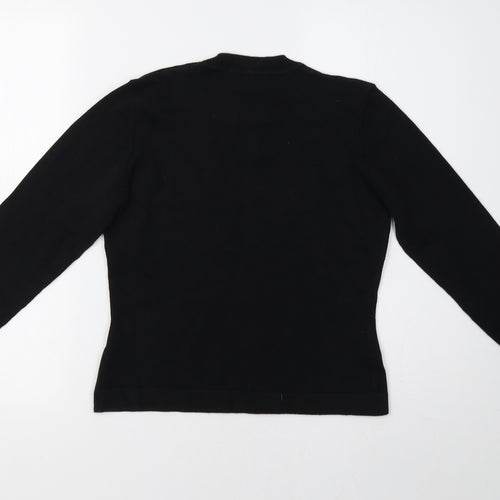 Debenhams Womens Black   Pullover Sweatshirt Size M