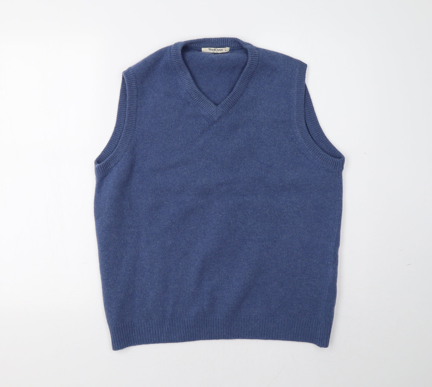 Woolovers Mens Blue  Knit Pullover Sweatshirt Size M