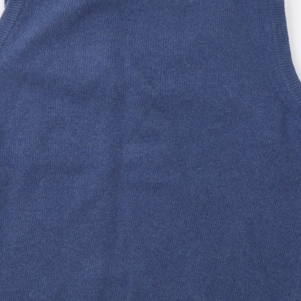 Woolovers Mens Blue  Knit Pullover Sweatshirt Size M