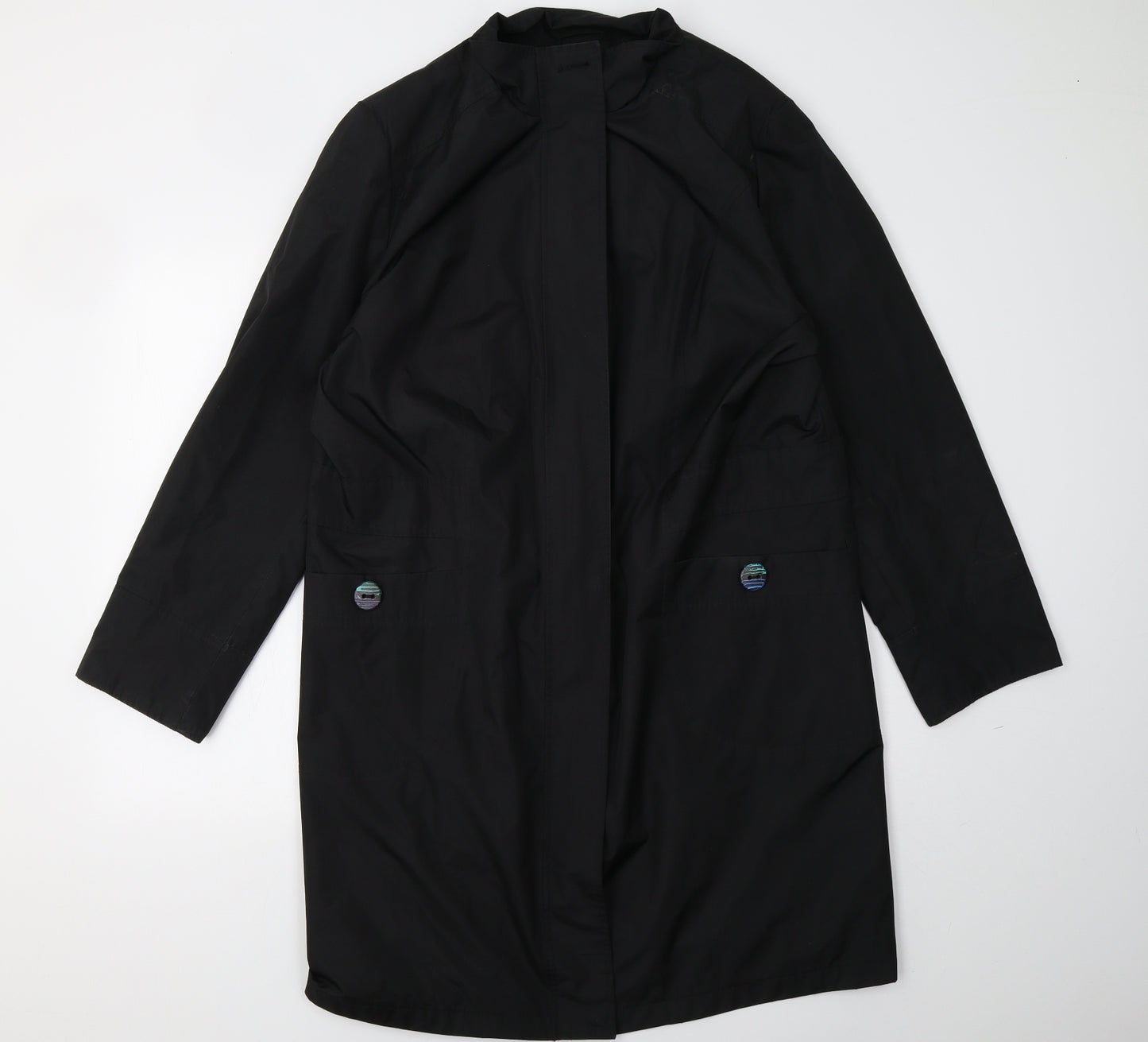 evan Womens Black   Jacket Coat Size 20