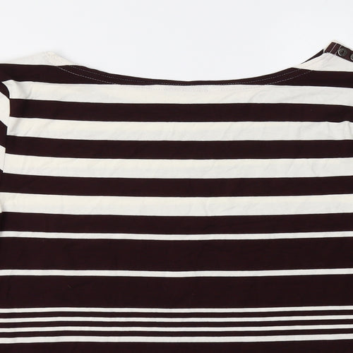 Debenhams Womens Purple Striped  Pullover Sweatshirt Size 14
