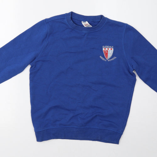 F&F Boys Blue   Pullover Sweatshirt Size 9-10 Years  - glendale middle school