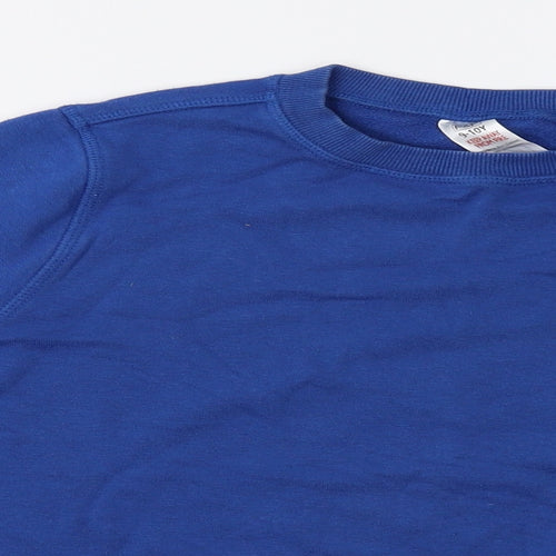 F&F Boys Blue   Pullover Sweatshirt Size 9-10 Years  - glendale middle school
