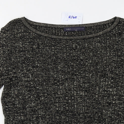 Marks and Spencer Womens Gold   Pullover Sweatshirt Size M