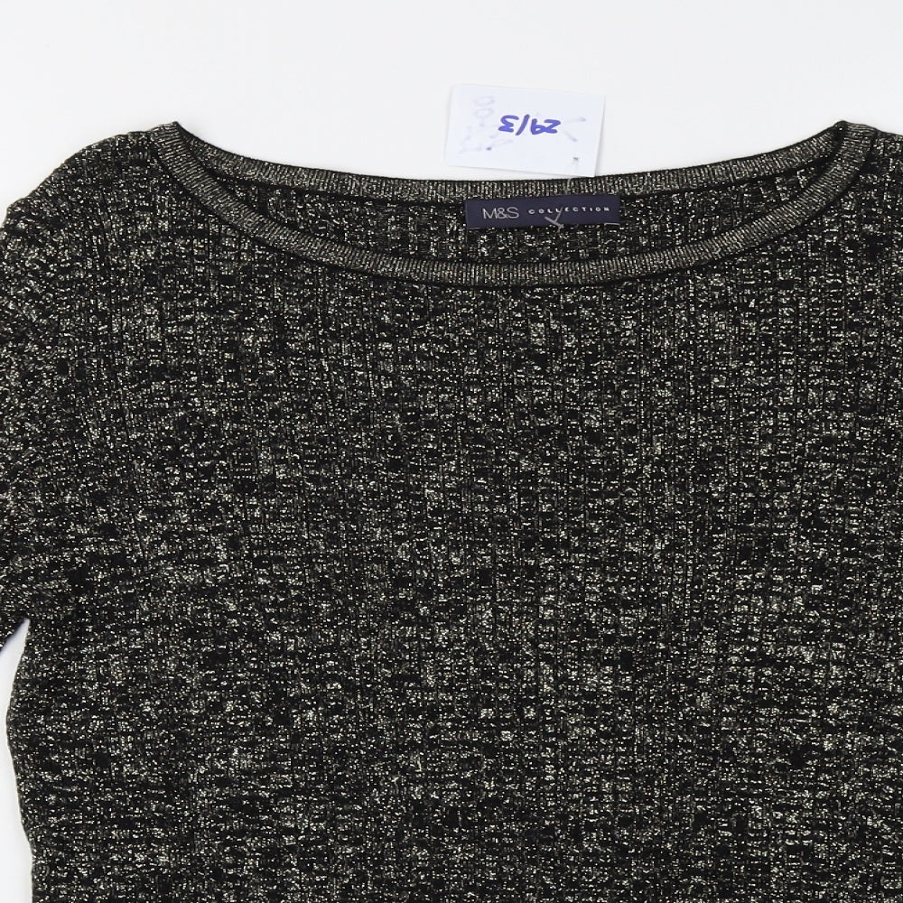 Marks and Spencer Womens Gold   Pullover Sweatshirt Size M