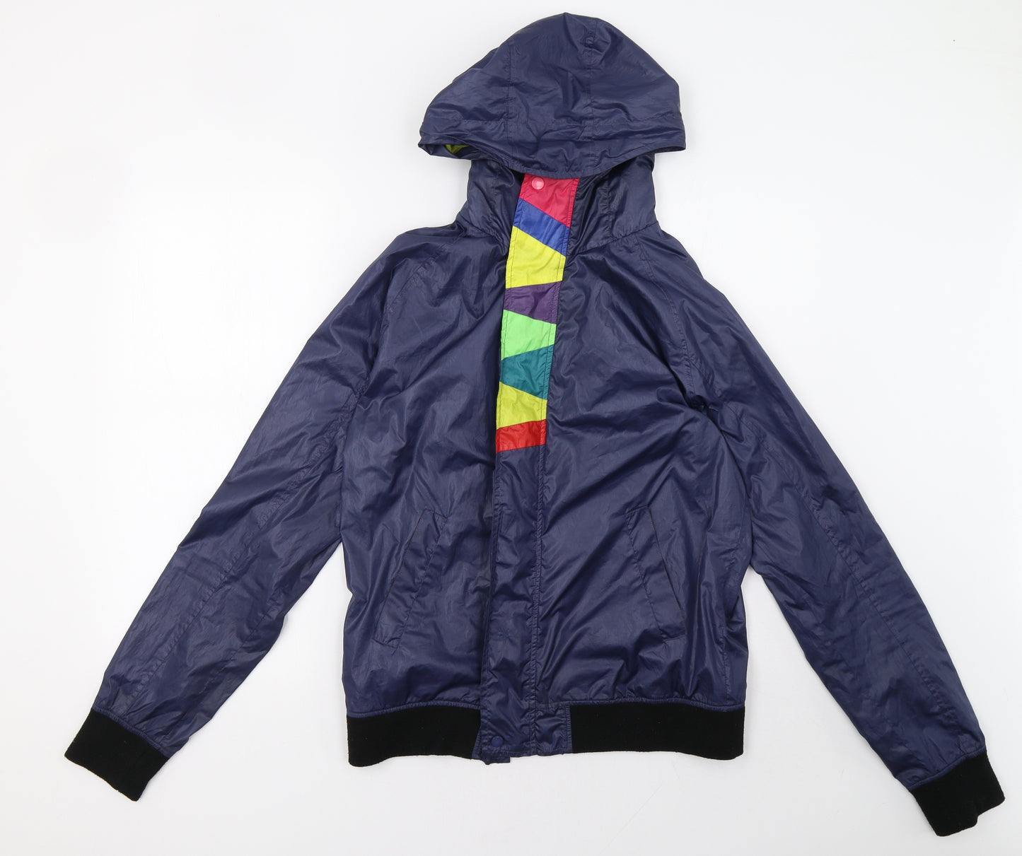 George Womens Blue   Windbreaker Coat Size 4