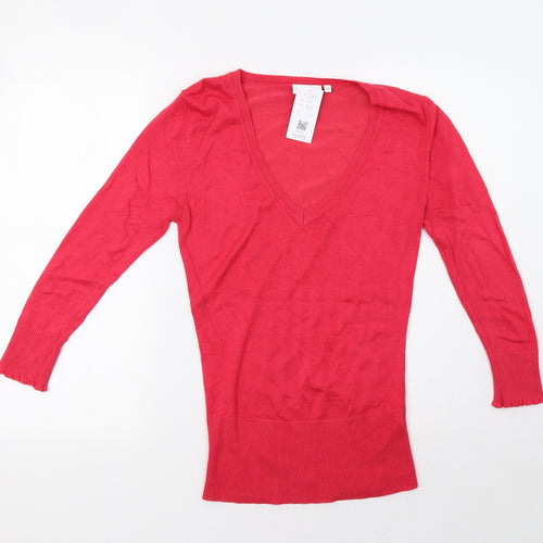 newlook Womens Pink   Pullover Sweatshirt Size 10