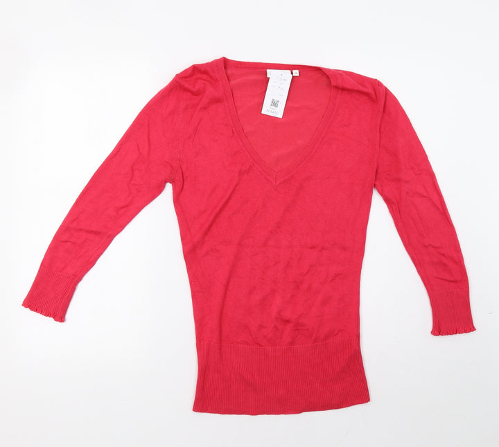 newlook Womens Pink Pullover Sweatshirt Size 10